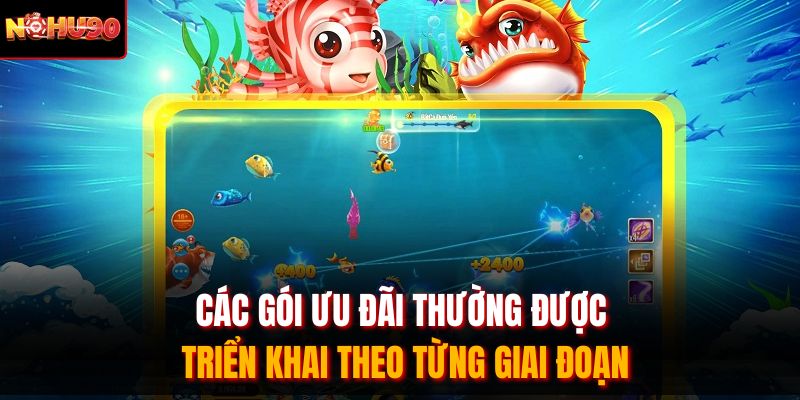 Các gói ưu đãi thường được triển khai theo từng giai đoạn