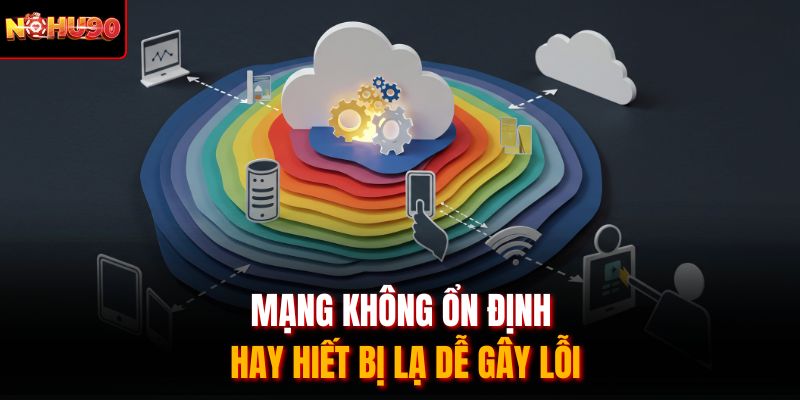 Mạng không ổn định hay hiết bị lạ dễ gây lỗi